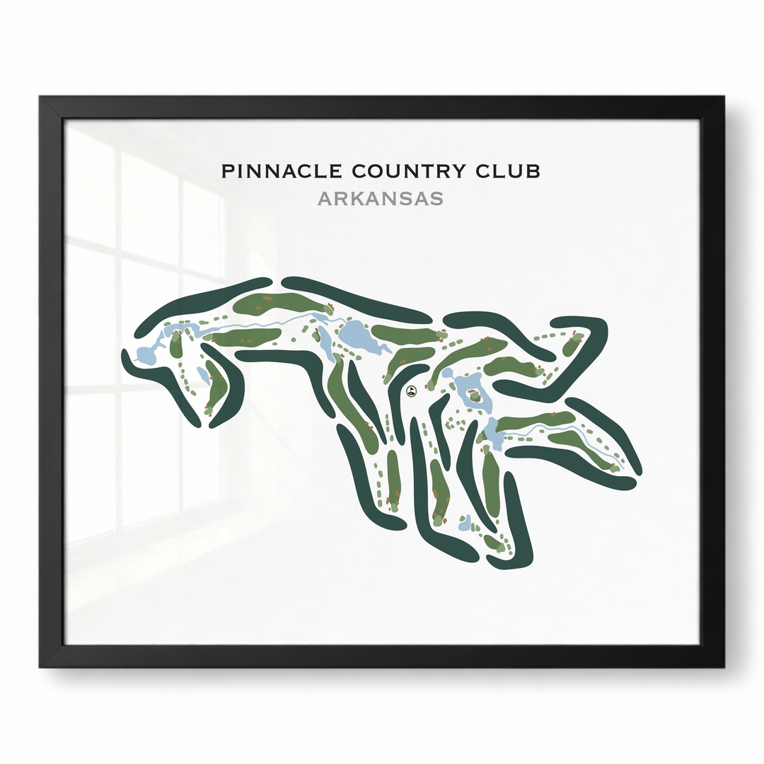Pinnacle Country Club, Arkansas - Printed Golf Courses