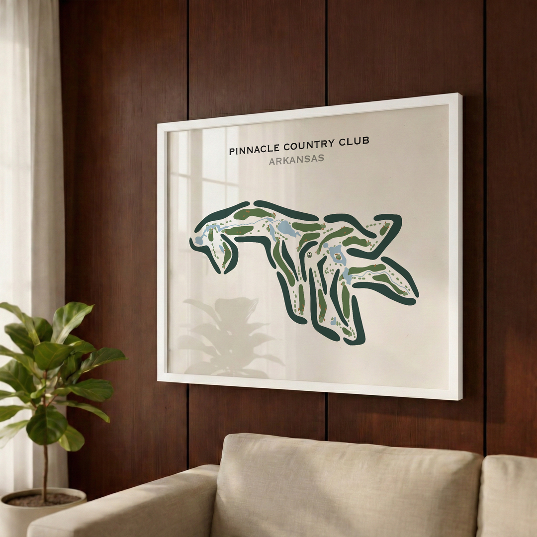 Pinnacle Country Club, Arkansas - Printed Golf Courses