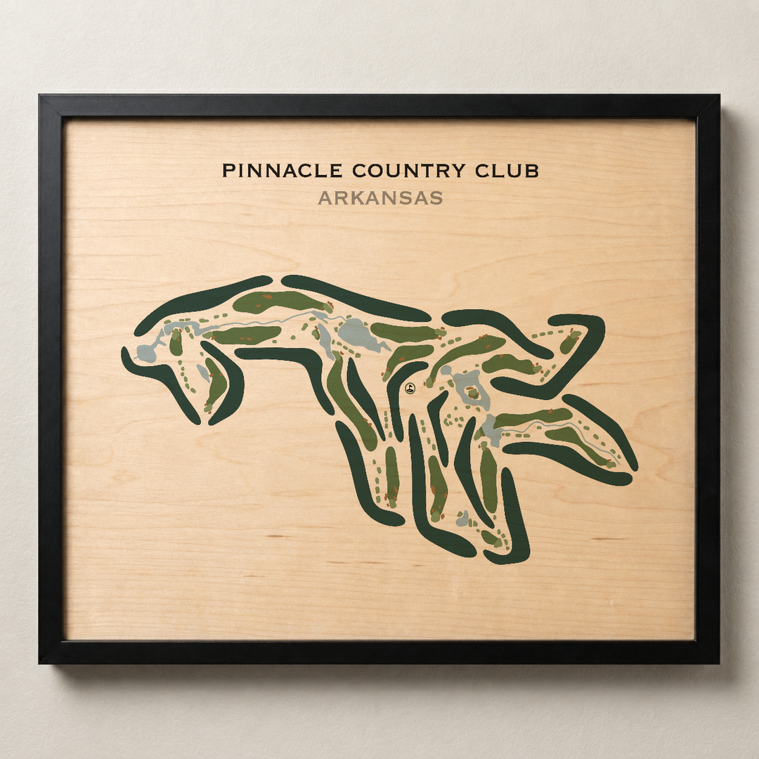 Pinnacle Country Club, Arkansas - Printed Golf Courses