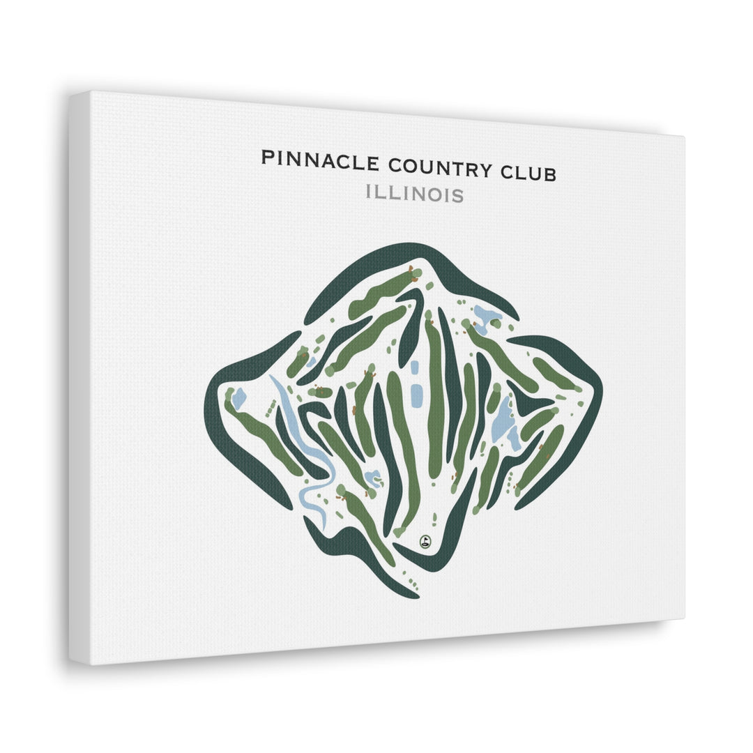 Pinnacle Country Club, Illinois - Printed Golf Courses