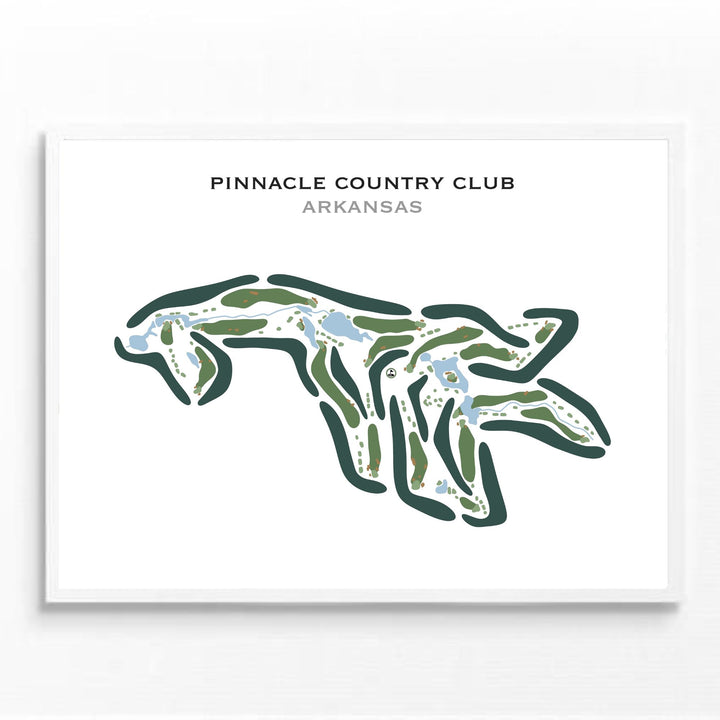 Pinnacle Country Club, Arkansas - Printed Golf Courses