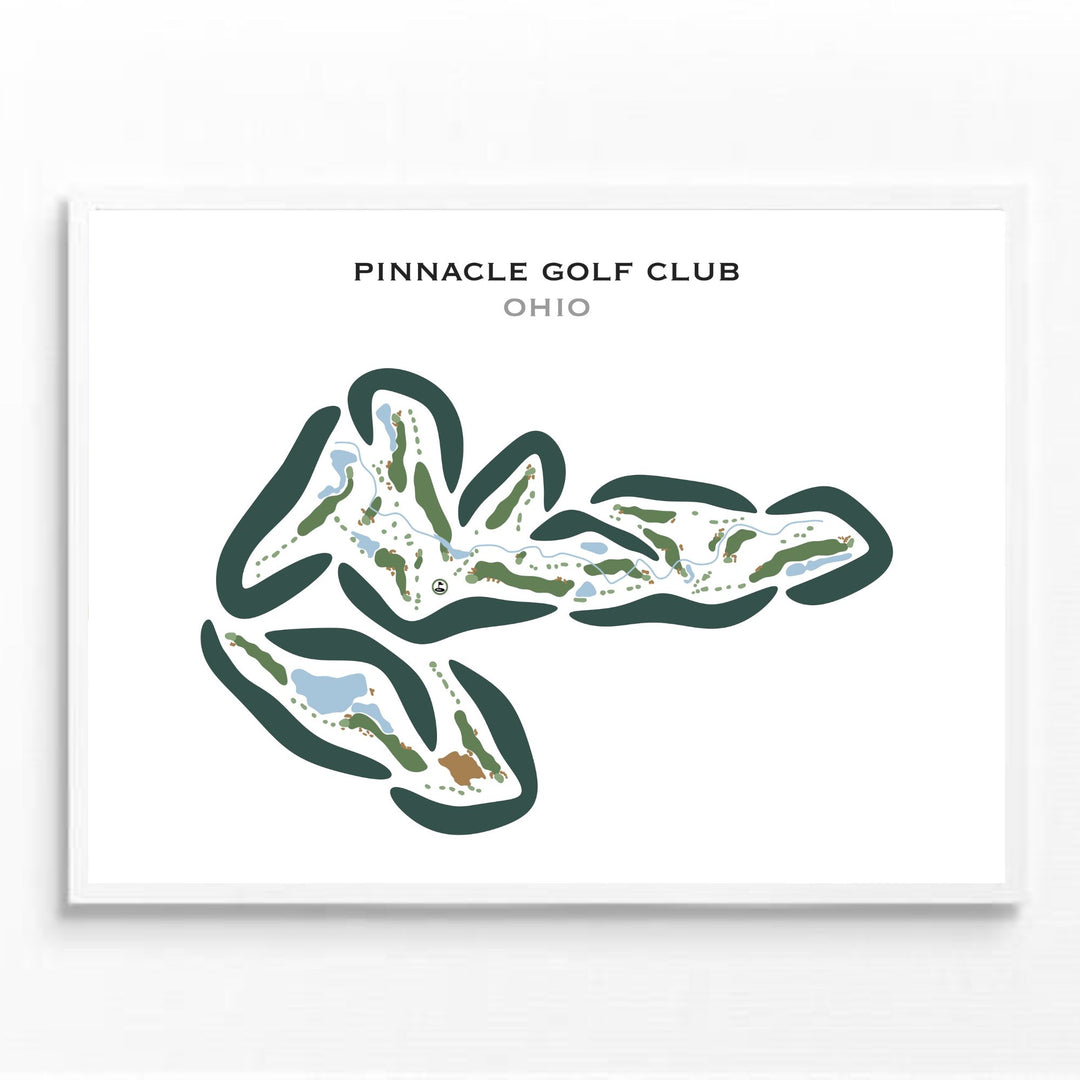 Pinnacle Golf Club, Ohio - Printed Golf Courses