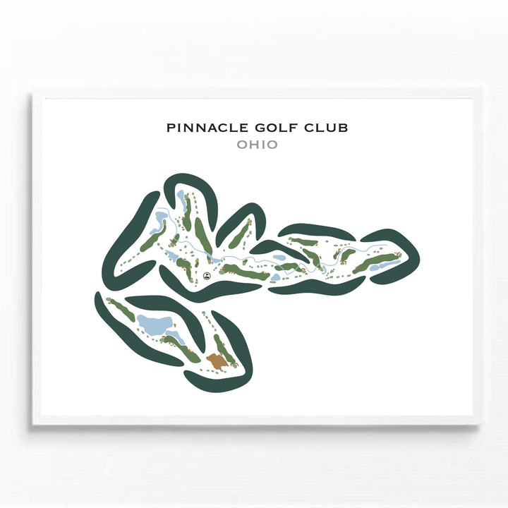 Pinnacle Golf Club, Ohio - Printed Golf Courses