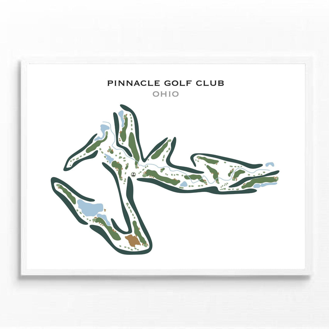 Pinnacle Golf Club, Ohio - Printed Golf Courses - Golf Course Prints