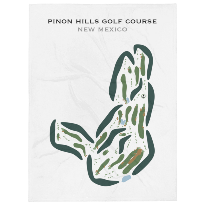 Pinon Hills Golf Course, New Mexico - Printed Golf Courses