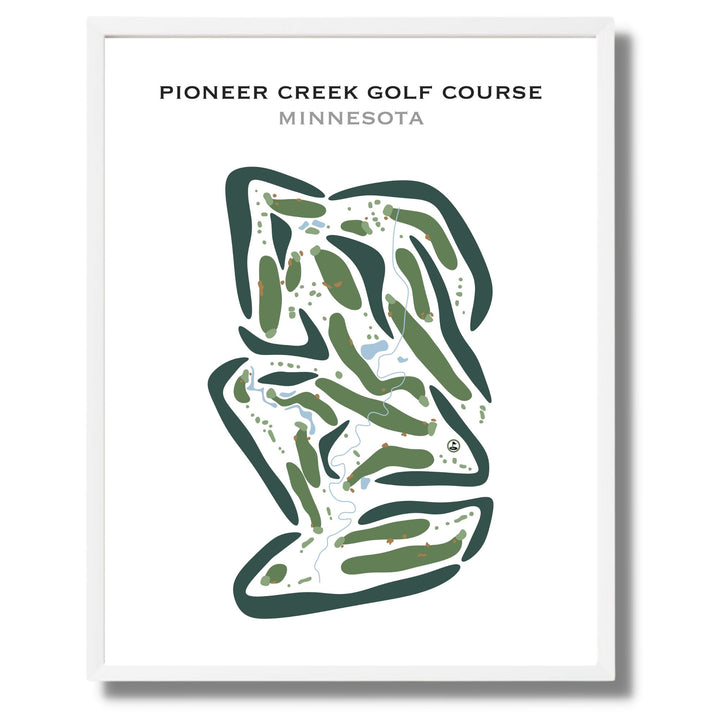 Pioneer Creek Golf Course, Minnesota - Printed Golf Courses