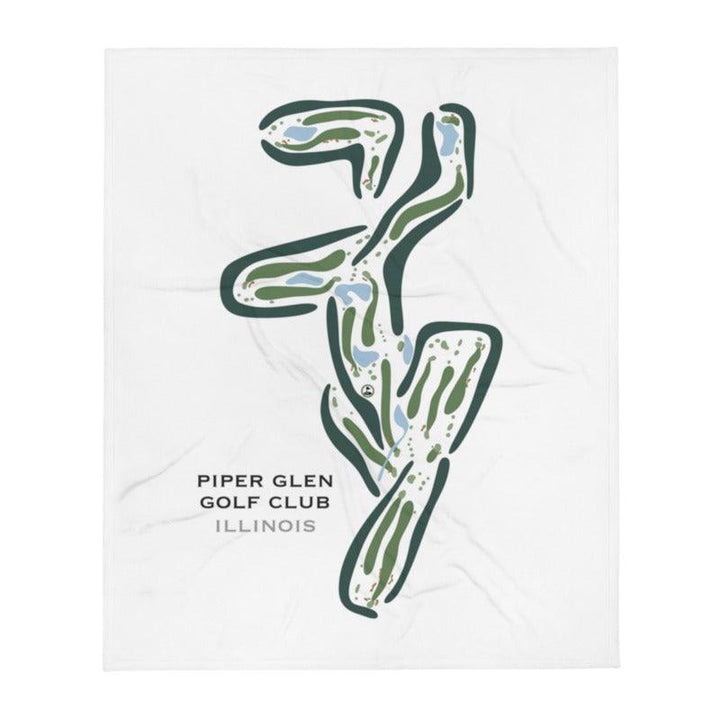 Piper Glen Golf Club, Illinois - Printed Golf Courses - Golf Course Prints