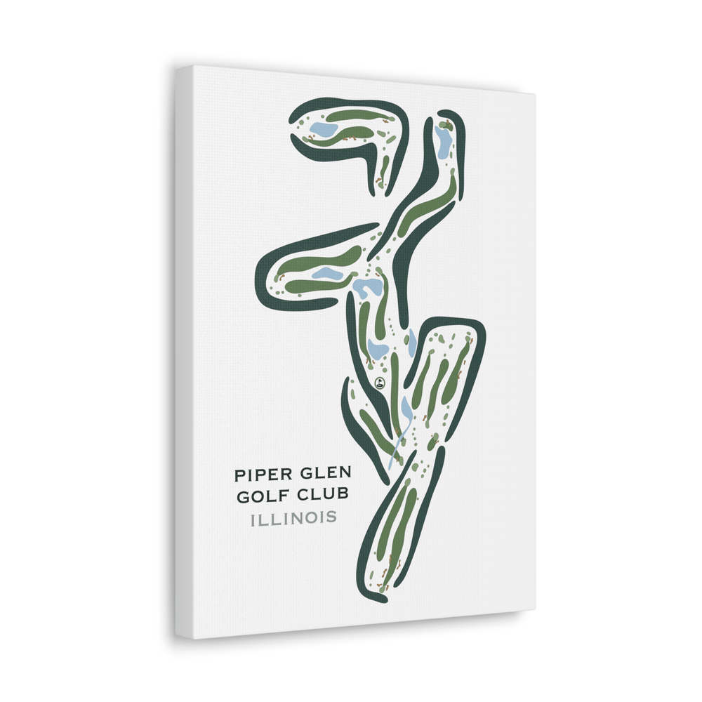 Piper Glen Golf Club, Illinois - Printed Golf Courses - Golf Course Prints