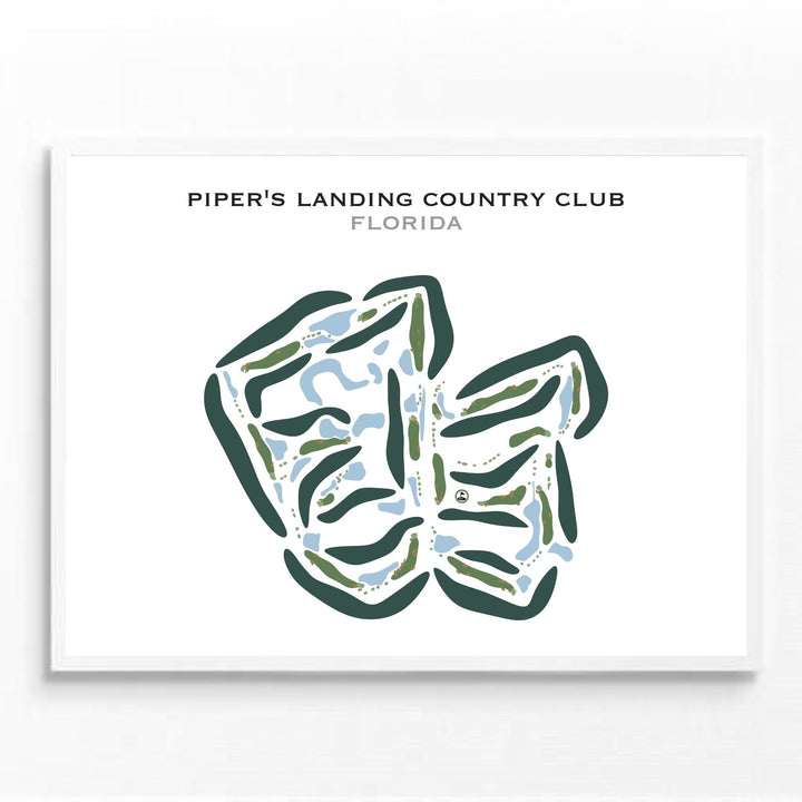 Piper's Landing Country Club, Florida - Printed Golf Courses