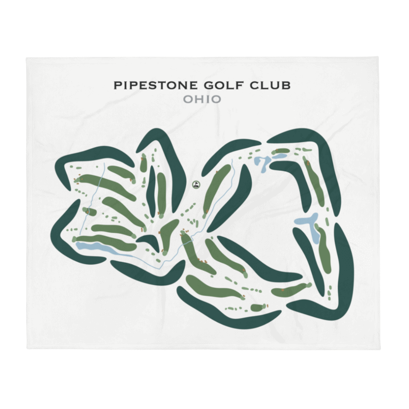 PipeStone Golf Club, Ohio - Printed Golf Courses