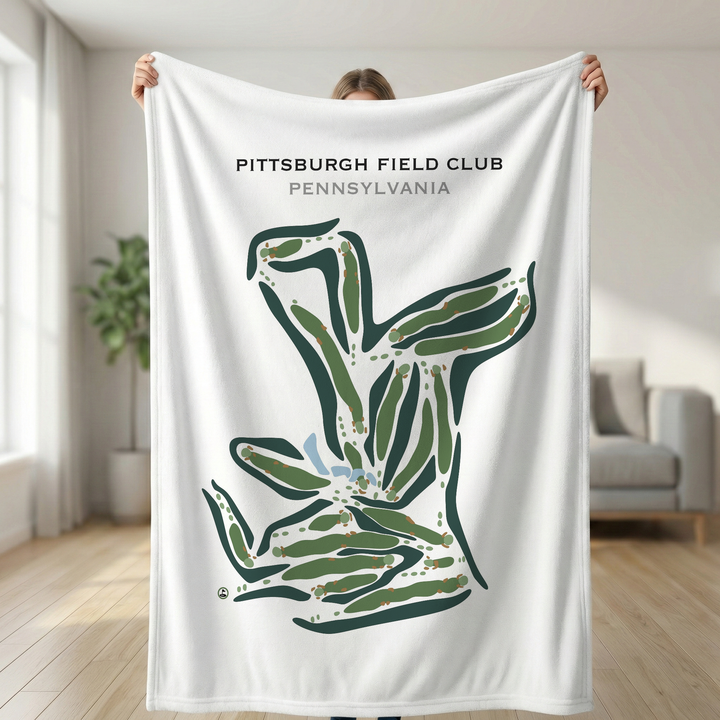 Pittsburgh Field Club, Pennsylvania - Printed Golf Courses