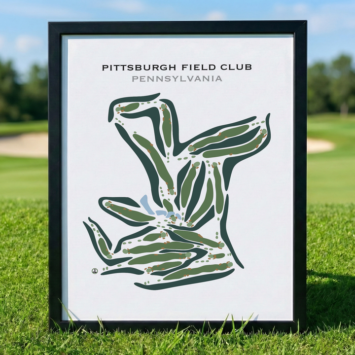 Pittsburgh Field Club, Pennsylvania - Printed Golf Courses