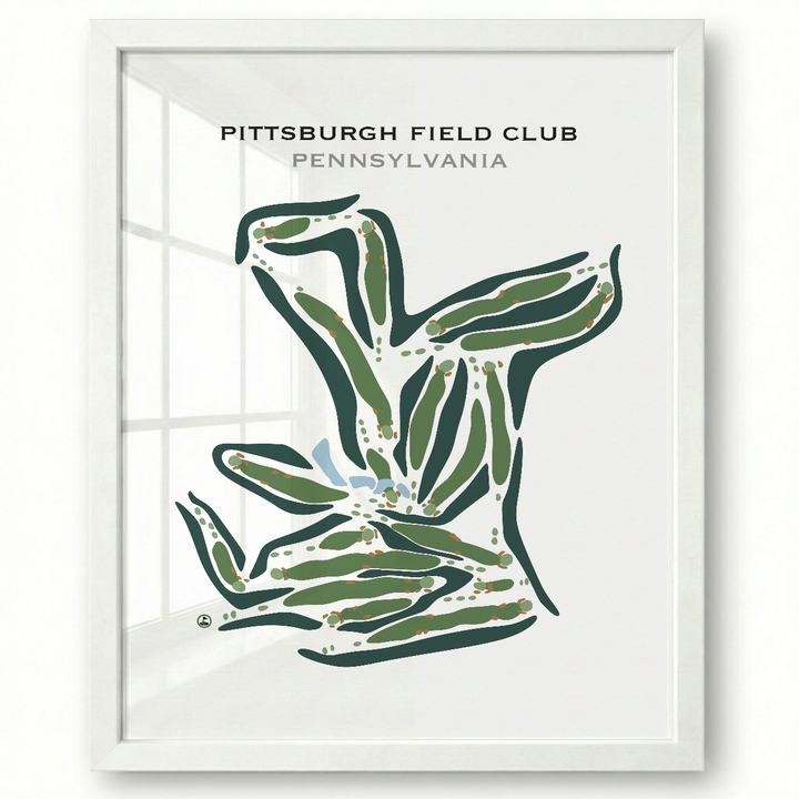 Pittsburgh Field Club, Pennsylvania - Printed Golf Courses