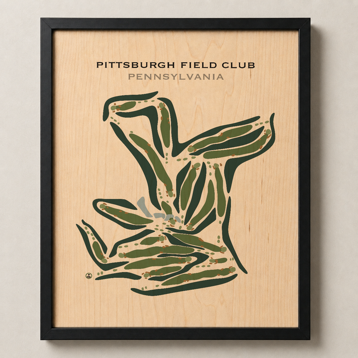 Pittsburgh Field Club, Pennsylvania - Printed Golf Courses