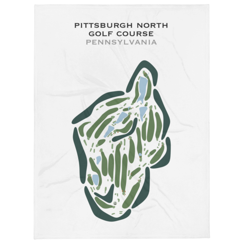 Pittsburgh North Golf Course, Pennsylvania - Printed Golf Courses