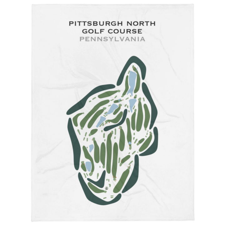 Pittsburgh North Golf Course, Pennsylvania - Printed Golf Courses