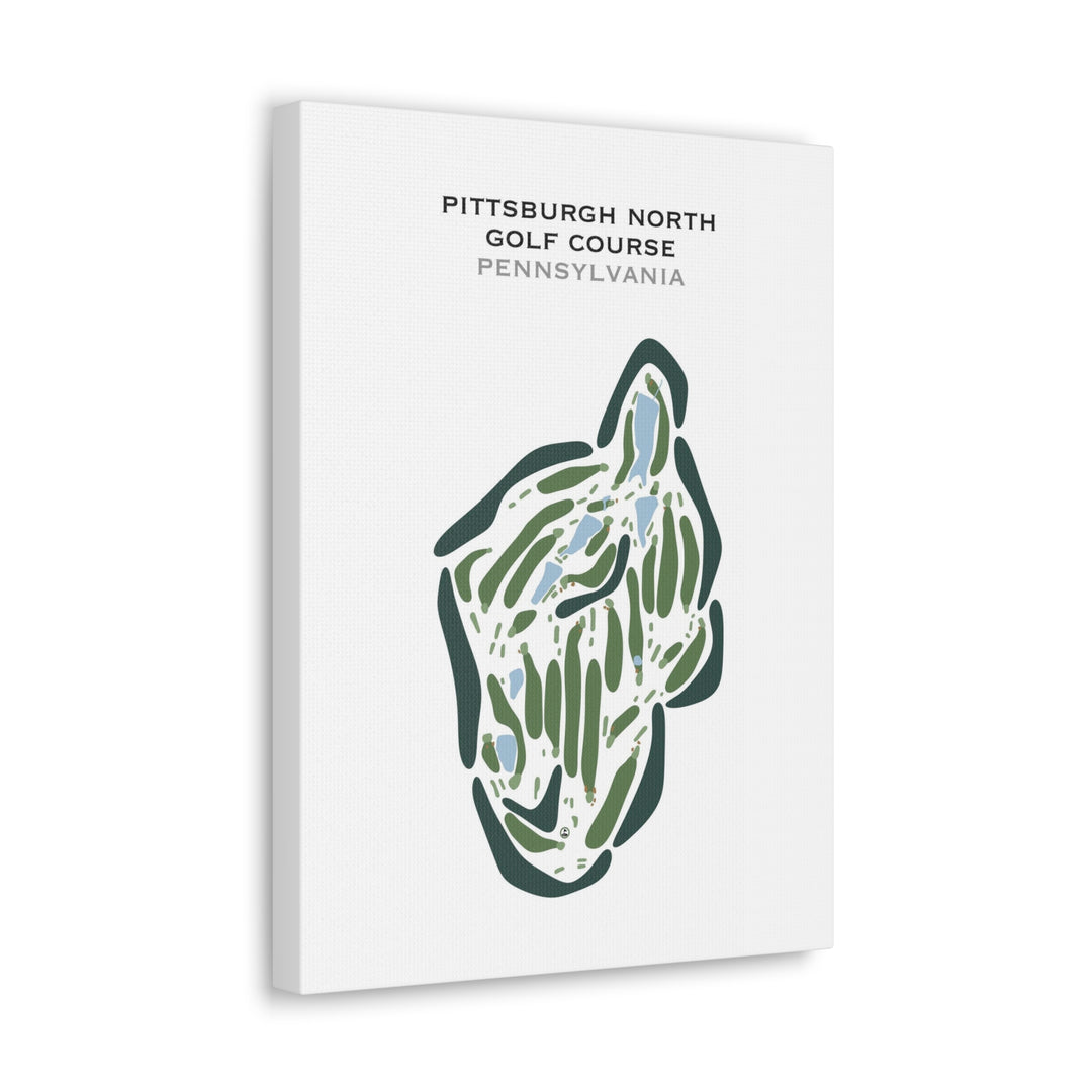 Pittsburgh North Golf Course, Pennsylvania - Printed Golf Courses