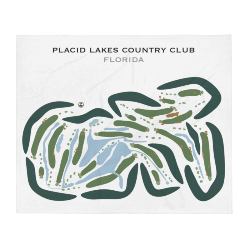 Placid Lakes Country Club, Florida - Printed Golf Courses