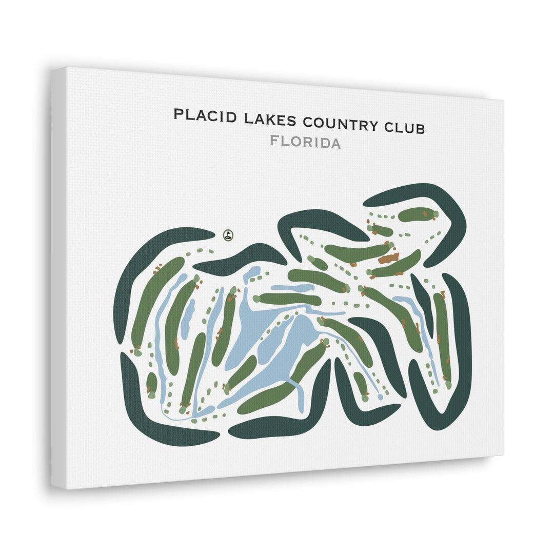 Placid Lakes Country Club, Florida - Printed Golf Courses