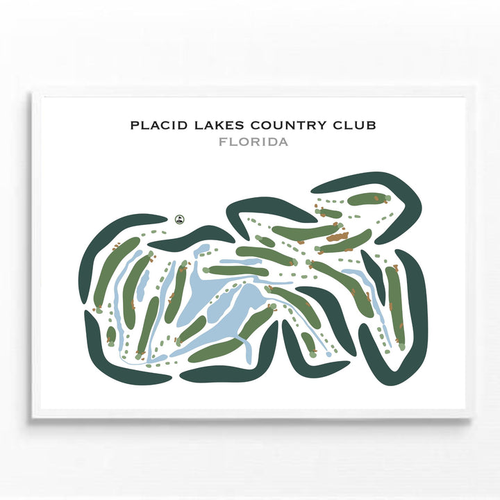 Placid Lakes Country Club, Florida - Printed Golf Courses