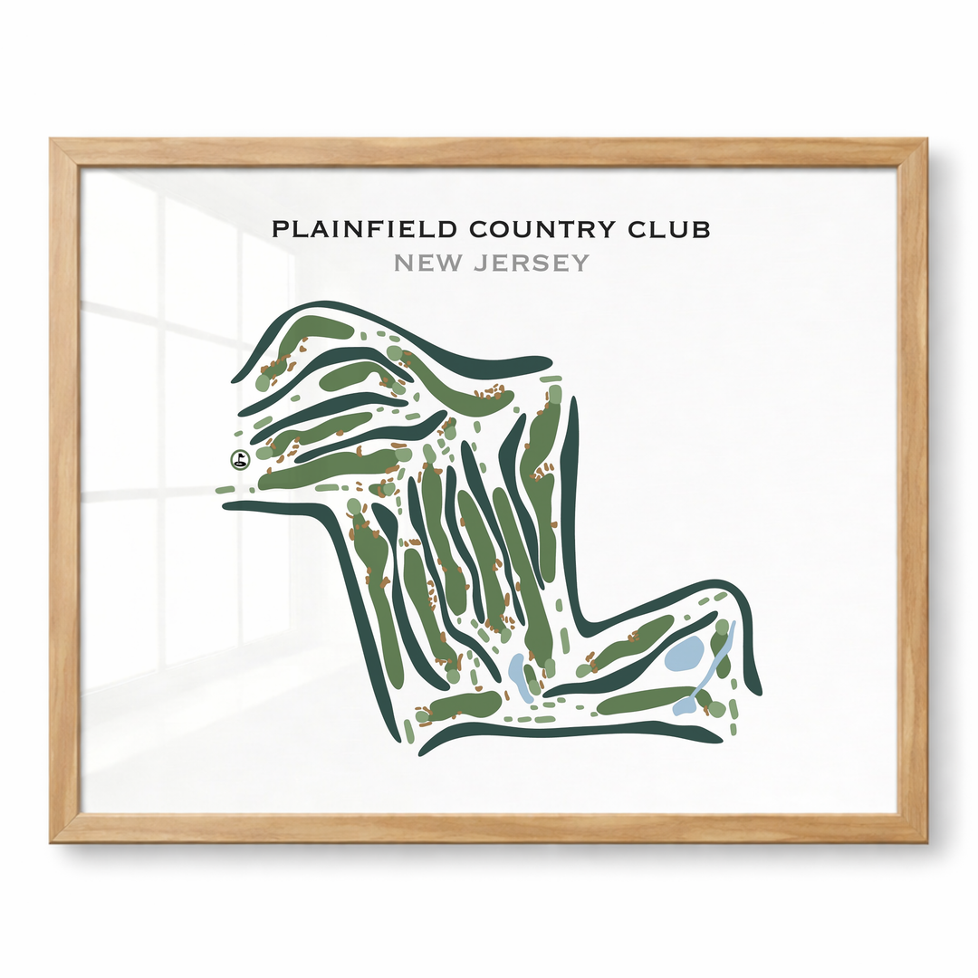 Plainfield Country Club, New Jersey - Printed Golf Courses