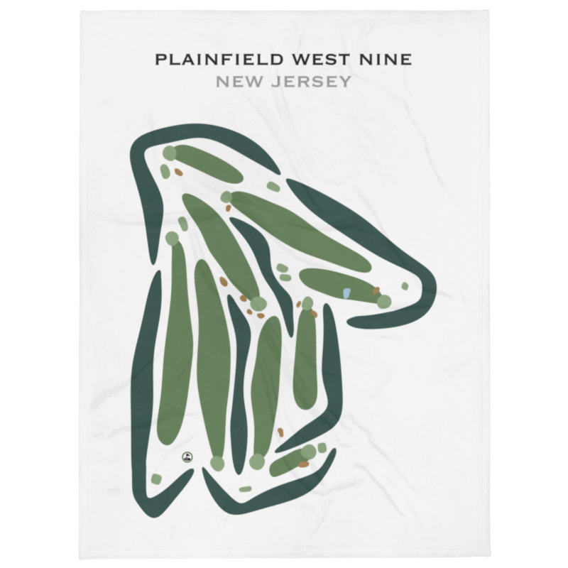 Plainfield West Nine, New Jersey - Printed Golf Courses