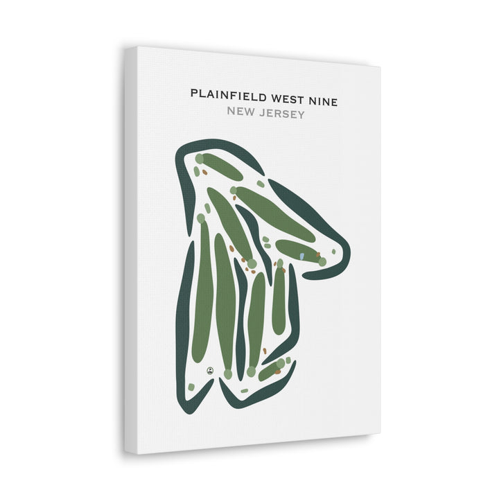 Plainfield West Nine, New Jersey - Printed Golf Courses