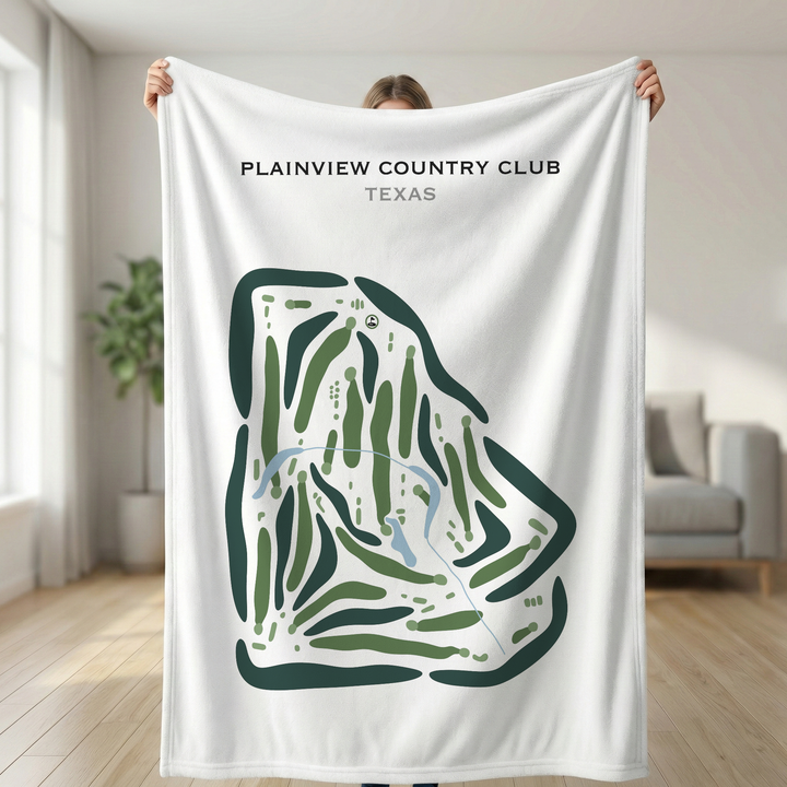 Plainview Country Club, Texas - Printed Golf Course