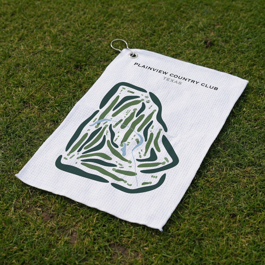Plainview Country Club, Texas - Printed Golf Course