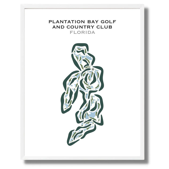 Plantation Bay Golf & Country Club, Florida  - Printed Golf Courses