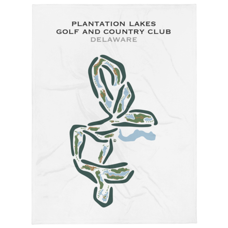 Plantation Lakes Golf and Country Club, Delaware - Printed Golf Courses