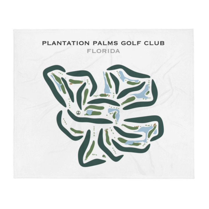 Plantation Palms Golf Club, Florida - Printed Golf Courses