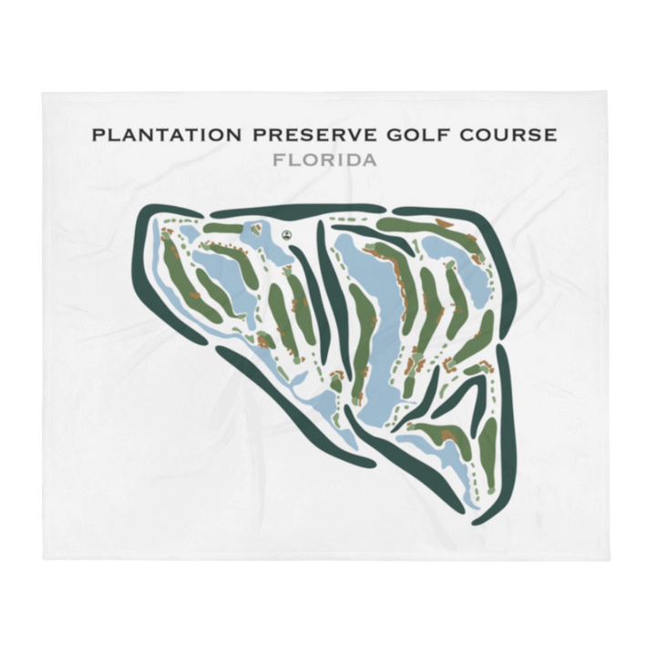 Plantation Preserve Golf Course, Florida - Printed Golf Courses