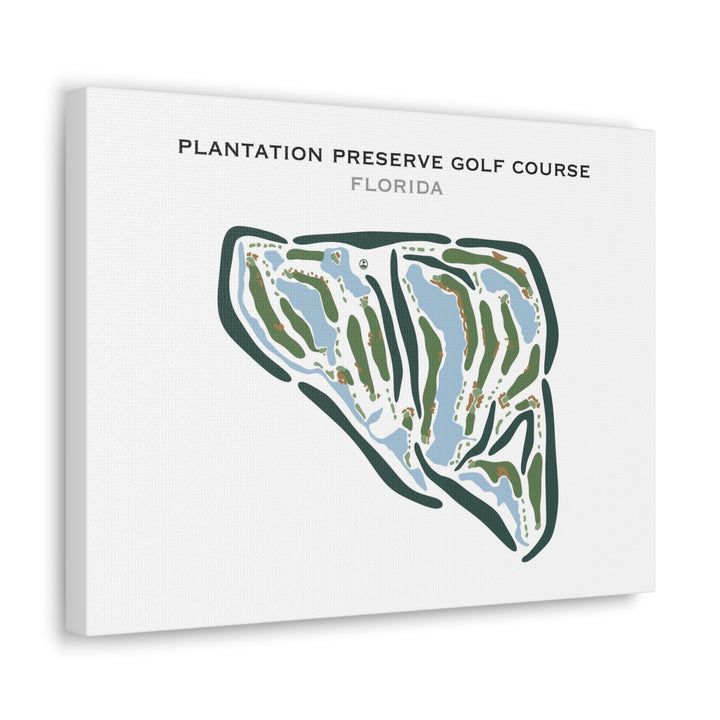 Plantation Preserve Golf Course, Florida - Printed Golf Courses