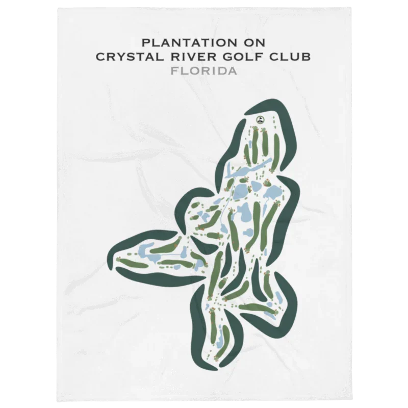 Plantation On Crystal River Golf Club, Florida  - Printed Golf Courses