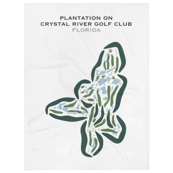 Plantation On Crystal River Golf Club, Florida  - Printed Golf Courses