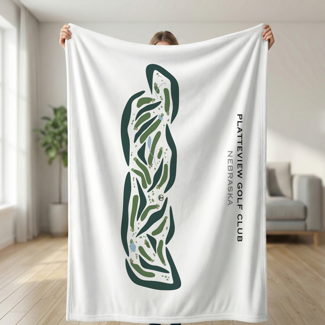 Platteview Golf Club, Nebraska - Printed Golf Courses