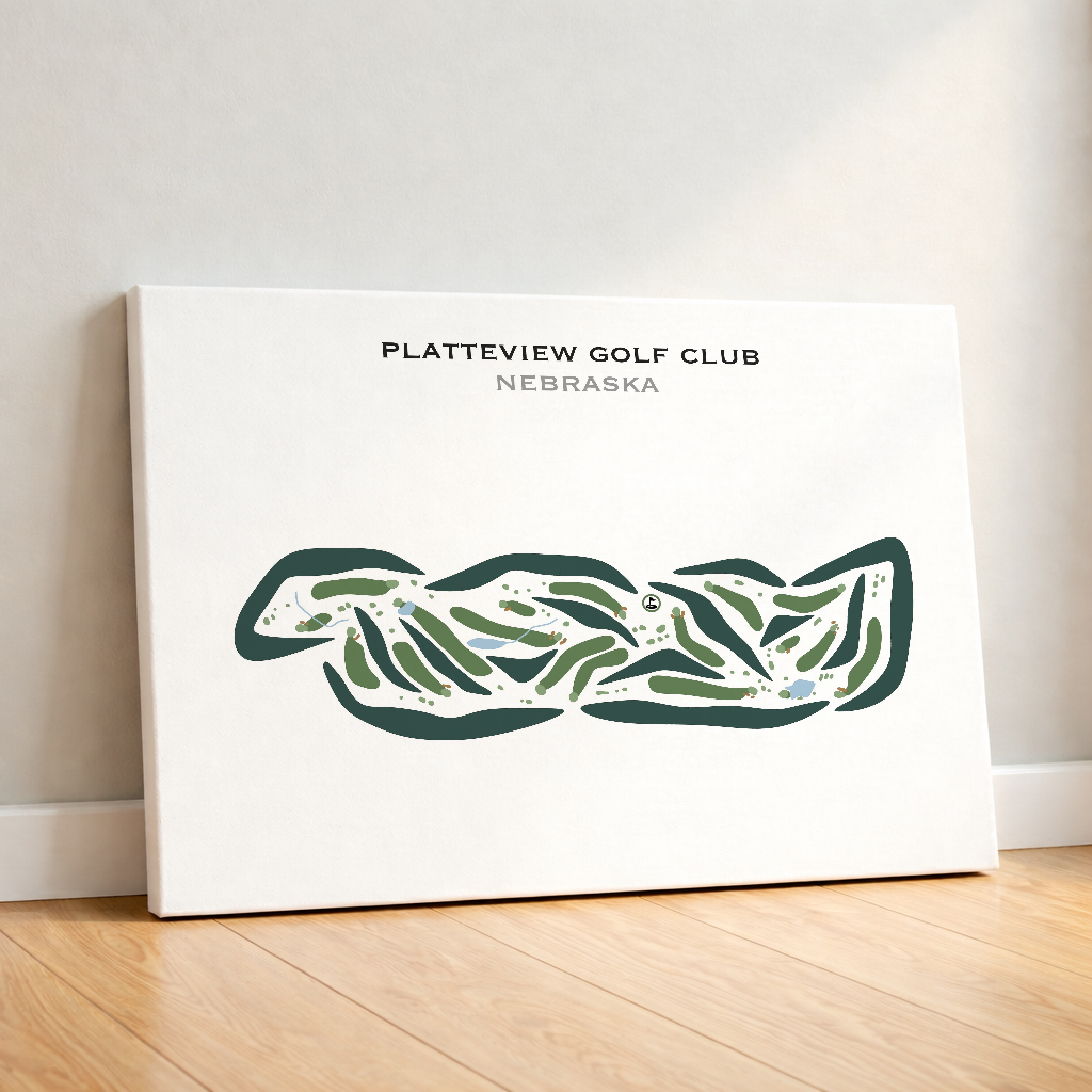 Platteview Golf Club, Nebraska - Printed Golf Courses
