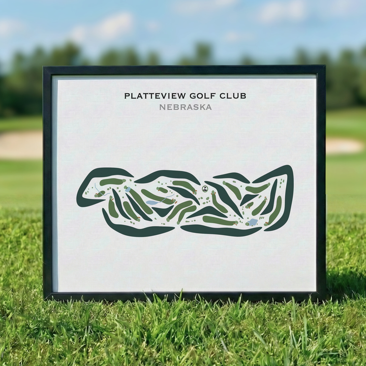 Platteview Golf Club, Nebraska - Printed Golf Courses