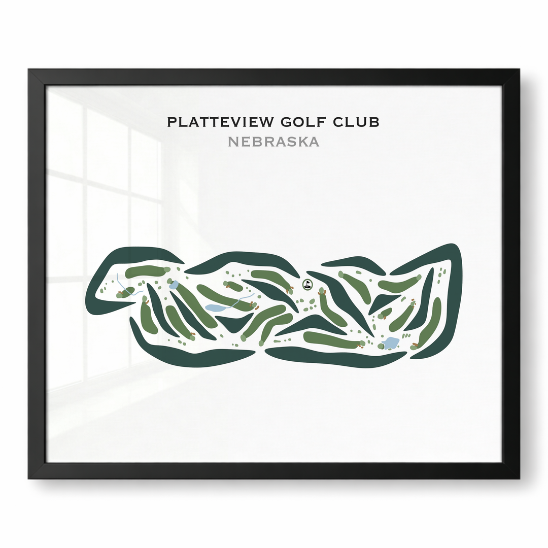 Platteview Golf Club, Nebraska - Printed Golf Courses