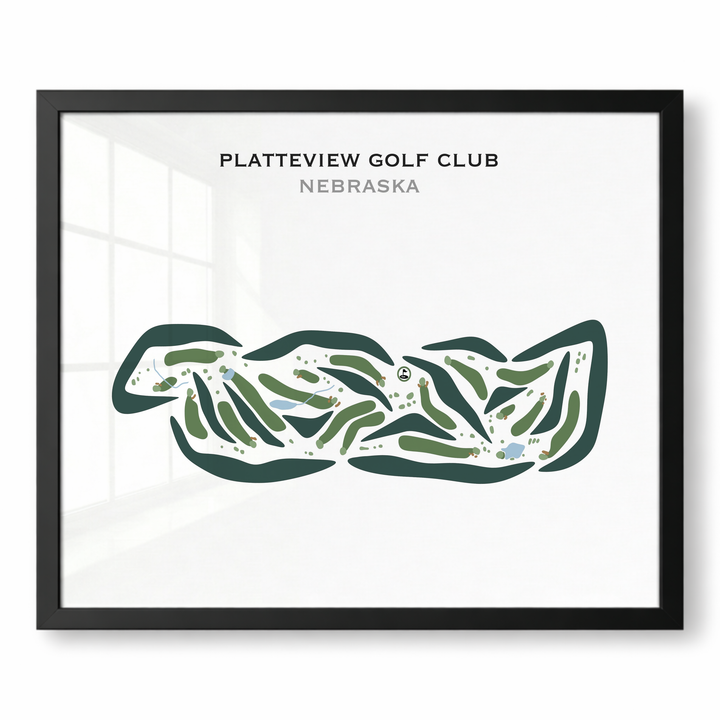 Platteview Golf Club, Nebraska - Printed Golf Courses