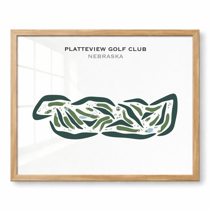 Platteview Golf Club, Nebraska - Printed Golf Courses