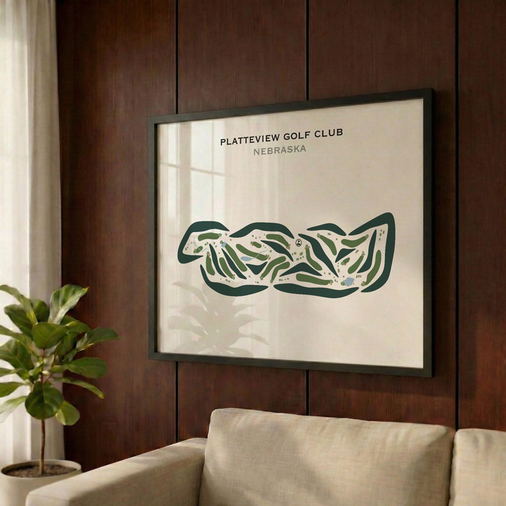 Platteview Golf Club, Nebraska - Printed Golf Courses
