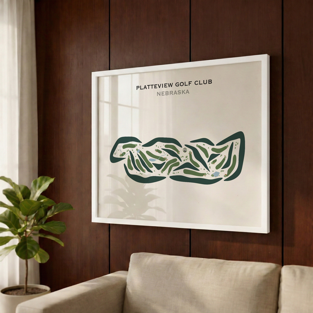 Platteview Golf Club, Nebraska - Printed Golf Courses