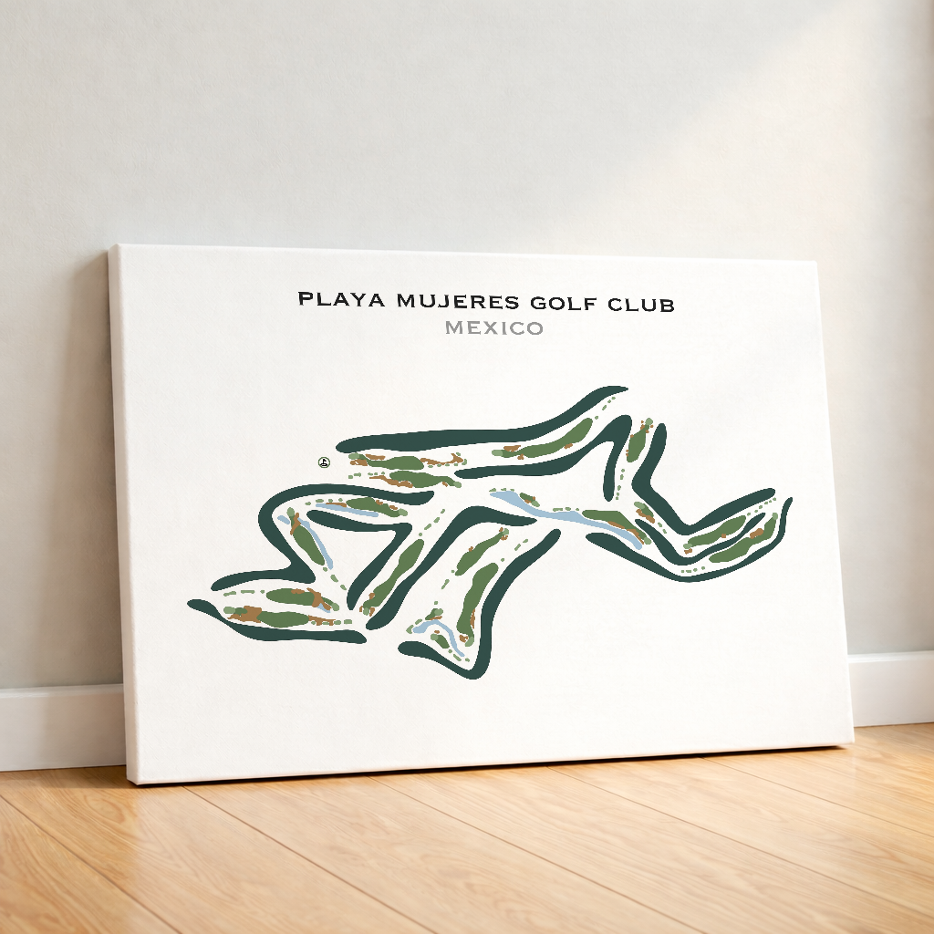 Playa Mujeres Golf Club, Mexico - Printed Golf Course