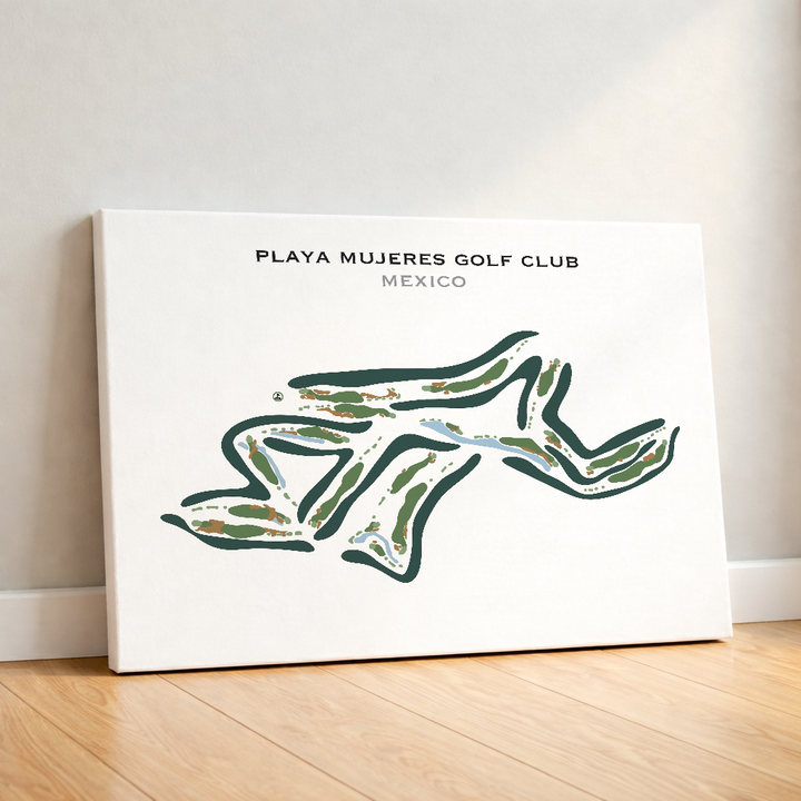Playa Mujeres Golf Club, Mexico - Printed Golf Course