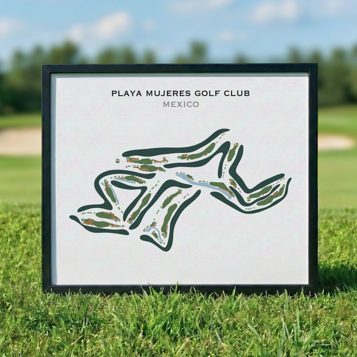 Playa Mujeres Golf Club, Mexico - Printed Golf Course