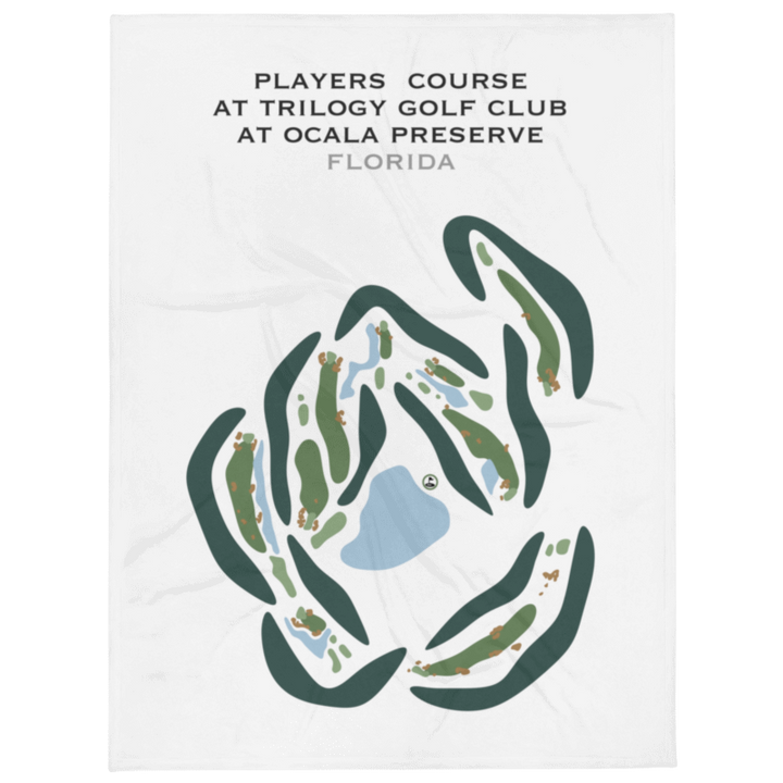 Players Loop Course at Trilogy Golf Club at Ocala Preserve, Florida - Printed Golf Courses