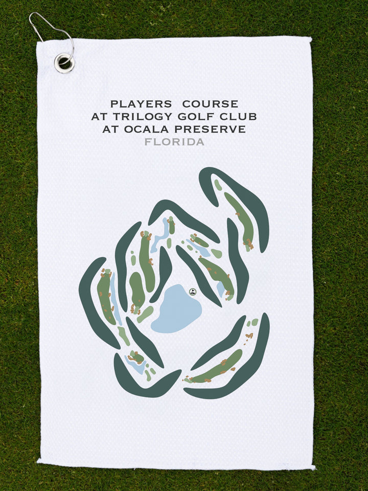 Players Loop Course at Trilogy Golf Club at Ocala Preserve, Florida - Printed Golf Courses