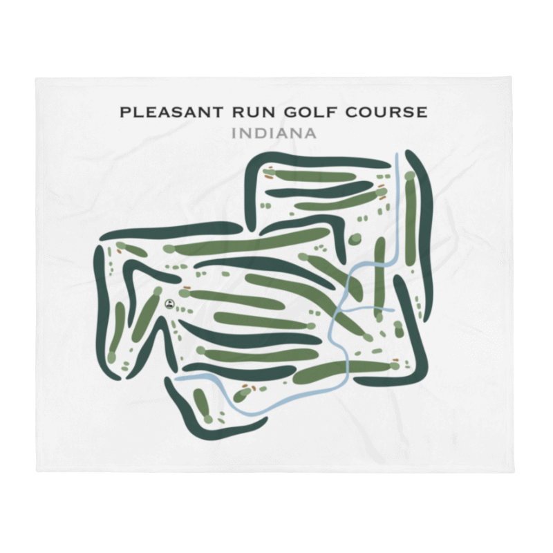 Pleasant Run Golf Course, Indiana - Printed Golf Courses